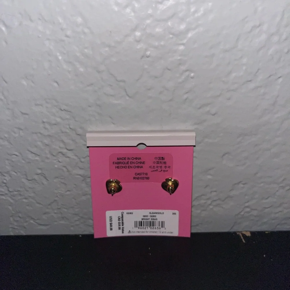 Kate Spade Gold Stud Earrings - Picture 2 of 2